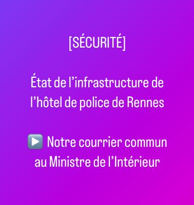 État de l’infrastructure de l’hôtel de police de Rennes