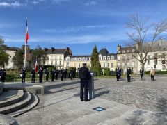 Hommage aux policiers morts pour la France à Rennes