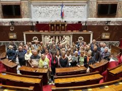 Visite de l'Assemblée nationale avec des adhérents des Sentiers de la Vaunoise