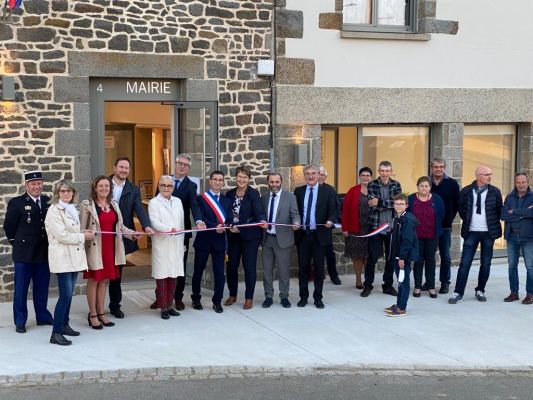 Inauguration de la rénovation de la mairie de Trémeheuc