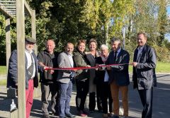 Inauguration du terrain multisports de Saint-Brieuc-des-Iffs