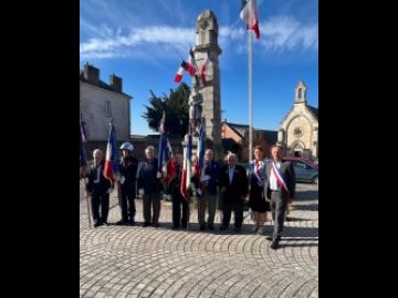 À la cérémonie du #14Juillet à #SaintMéenLeGrand, aux côtés des anciens combattants, des autorités civiles et militaires. Très belle #fetenationale à toutes...