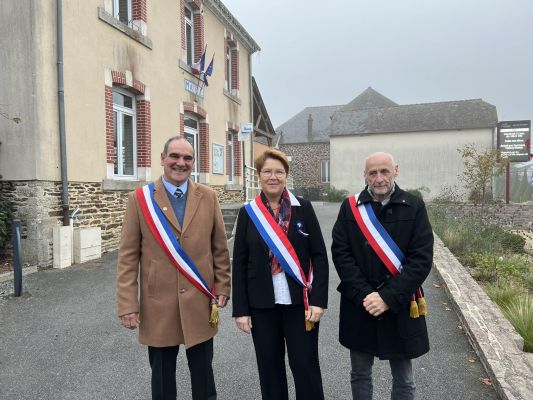 Commémoration du 11 novembre à Montauban-de-Bretagne et Saint-M'Hervon