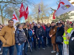 Manifestation contre la réforme des retraites à Rennes