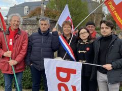 Manifestation contre la réforme des retraites à Montfort-sur-Meu
