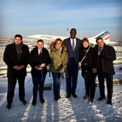Déplacement à l'aéroport de Paris-Charles de Gaulle
