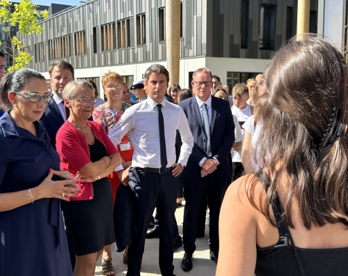 Rentrée scolaire : visite ministérielle à Liffré