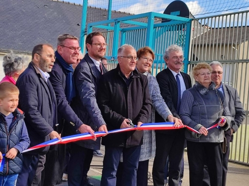 Inauguration du parcours de glisse à Saint-Thual