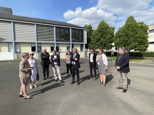 Inauguration de la rénovation du collège public de Saint-Méen-le-Grand