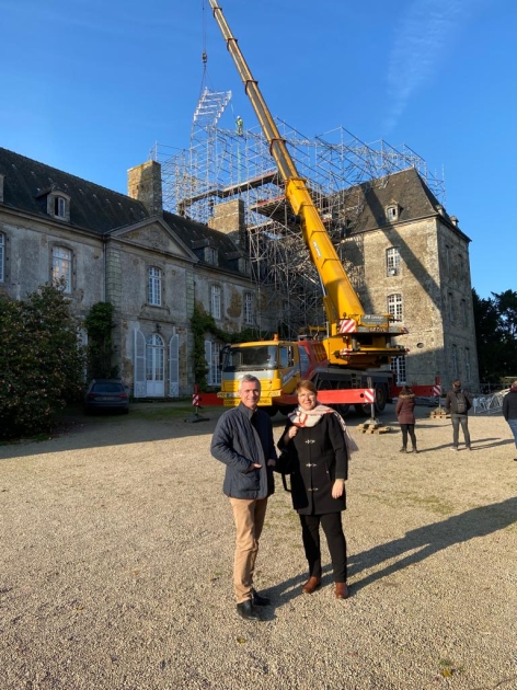 Visite du château de Montmuran aux Iffs