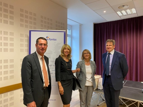 Brittany Ferries : réception en l'honneur de l'Ambassadrice d'Irlande
