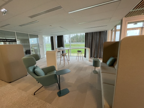 Visite de l'espace entreprises Le Tissé à Montauban-de-Bretagne