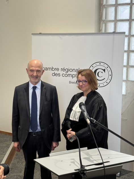 Audience solennelle de la Chambre régionale des comptes à Rennes