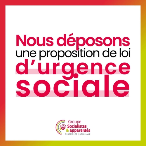 Pouvoir d'achat : proposition de loi d’urgence sociale  de la NUPES