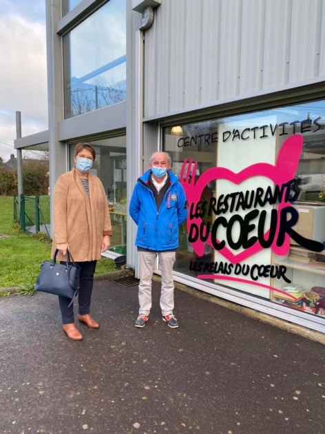 Visite des Restaurants du Coeur de Montfort-sur-Meu
