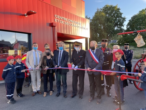 Inauguration du nouveau Centre d'incendie et de secours à Gévezé