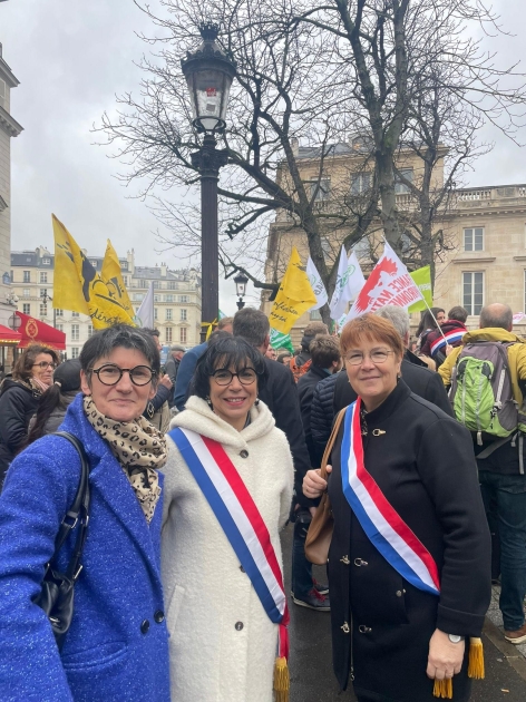 Rassemblement de soutien à l'agriculture biologique à Paris