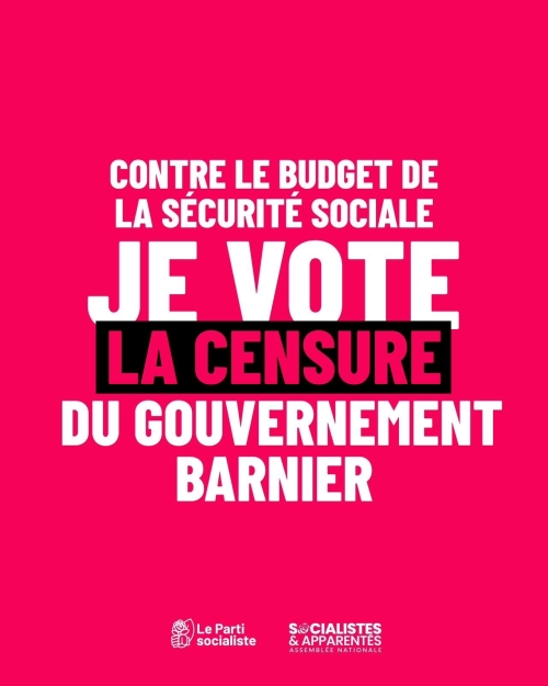 Censure du Gouvernement Barnier : explication de vote