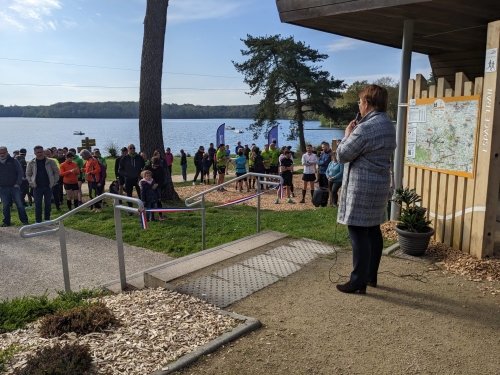 Inauguration de l'Espace Trail Brocéliande à Iffendic