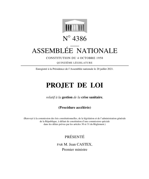 Oui à la vaccination obligatoire, non au pass sanitaire