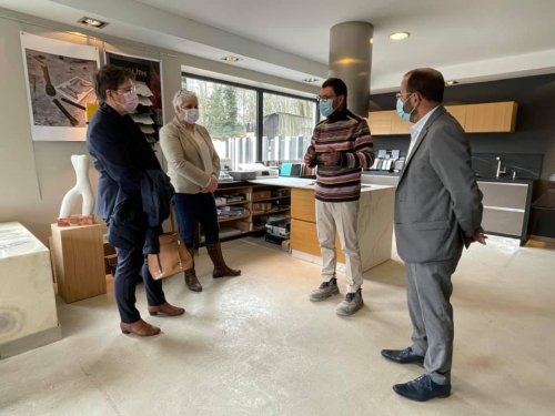 Visite de l'entreprise Maillard & Maillard à Mesnil Roc'h