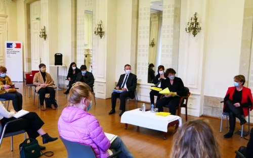 Rencontre avec Roselyne Bachelot, Ministre de la Culture, à Rennes