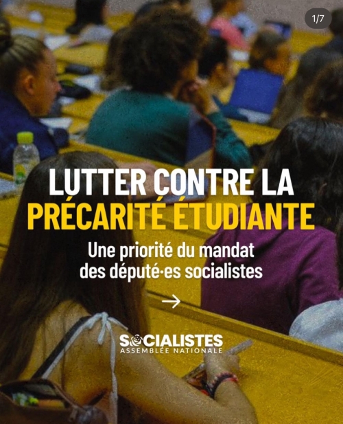 Lutter contre la précarité étudiante : une grande priorité