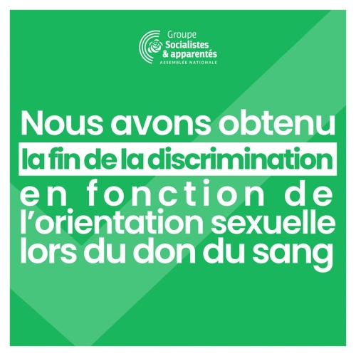 Don du sang : fin à la discrimination en fonction de l'orientation sexuelle