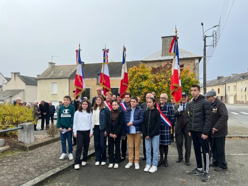 Commémoration de l'Armistice du 11 novembre 1918 à Breteil