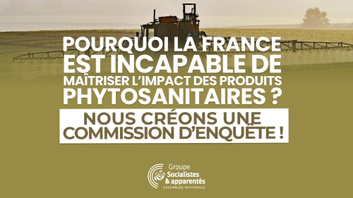 Produits phytosanitaires : création d'une commission d'enquête