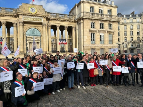 Rassemblement pour l'inscription de l'IVG dans la Constitution