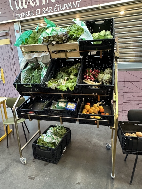 Visite de l’épicerie gratuite de Rennes 2