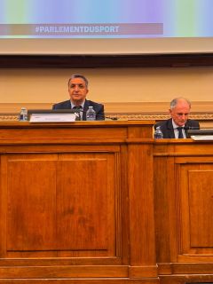 Colloque du Parlement du sport à l'Assemblée nationale