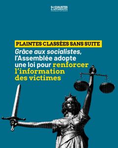 Adoption de la proposition de loi pour renforcer l'information des victimes
