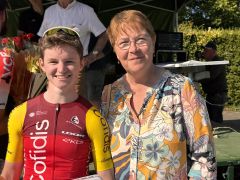 Course cycliste à Pacé