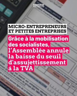 Auto-entrepreneurs : annulation de la baisse du seuil d'assujettissement à la TVA