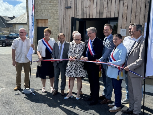 Inauguration des vestiaires du stade de Tinténiac