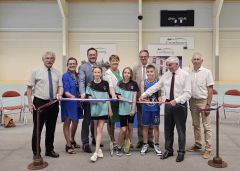 Inauguration des salles de sport de l'espace Malouas à Combourg