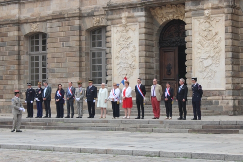 Fête nationale du 14 juillet : cérémonie militaire à Rennes