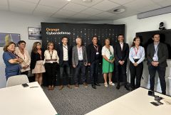 Visite d'Orange Cyberdéfense à Cesson-Sévigné