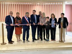 Inauguration des travaux de rénovation de l'école Guy Gérard à Pacé