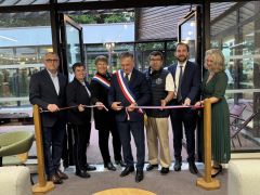 Inauguration de la médiathèque Totems à Pacé