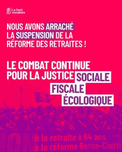 Déclaration de politique générale du Gouvernement : j'ai fait le choix de la non-censure
