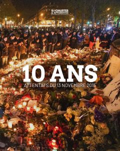 Hommage aux victimes des attentats terroristes du 13 novembre 2015