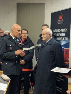 Cérémonie de la Sainte-Barbe à Breteil