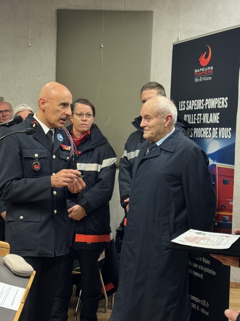 Cérémonie de la Sainte-Barbe à Breteil