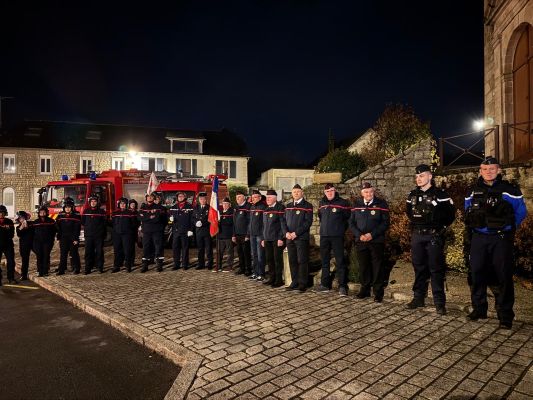 Cérémonie de la Sainte-Barbe à Quédillac