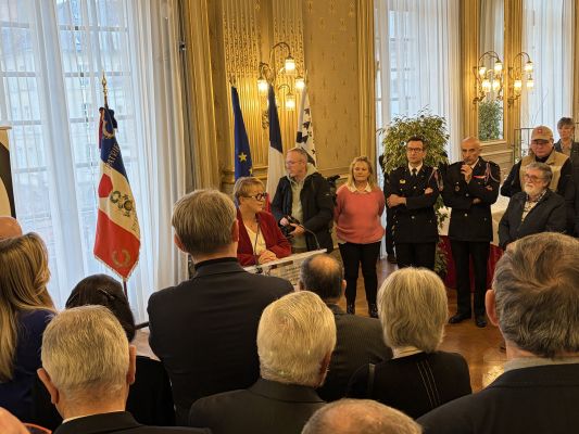 Vœux aux forces de sécurité et de défense à Rennes