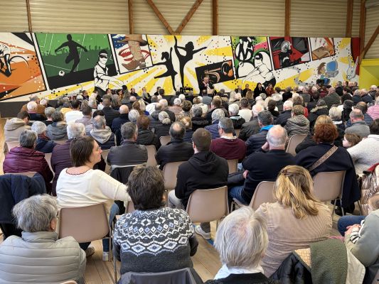 Cérémonie des vœux à Quédillac