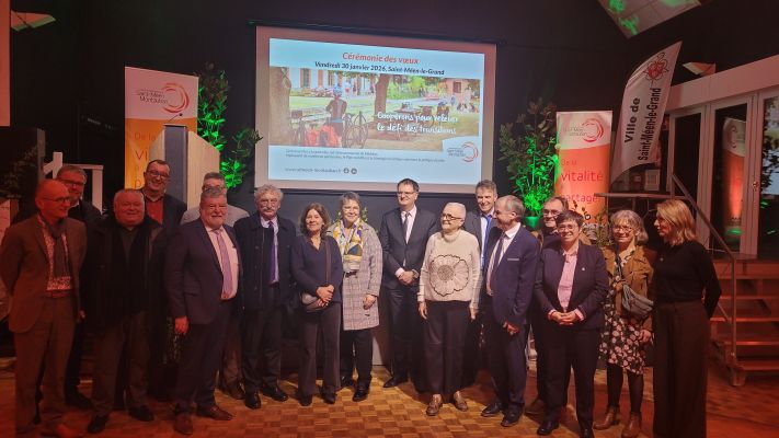 Cérémonie des vœux de la communauté de communes Saint-Méen Montauban